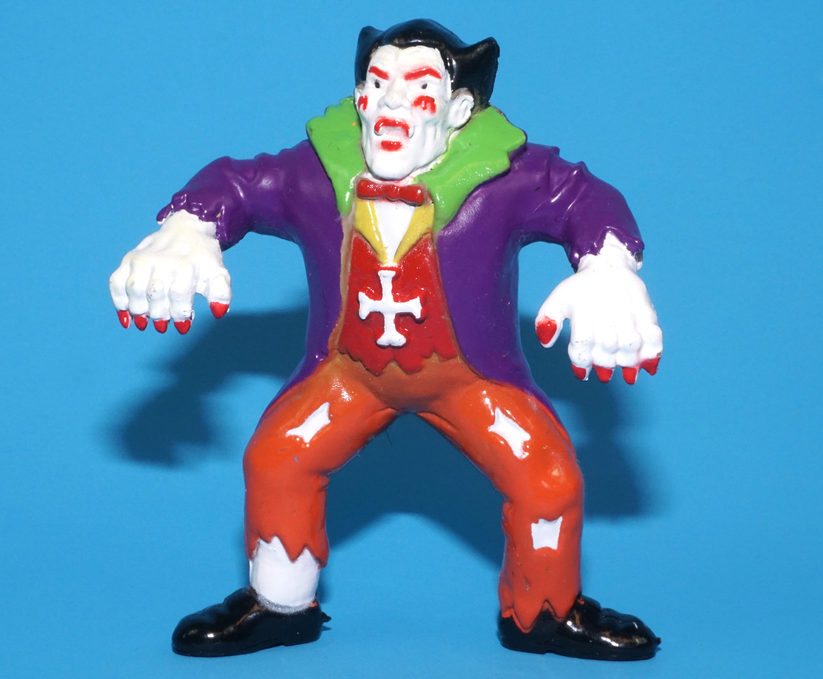 MONSTER UNIVERSAL MINI MONSTERS BOOTLEG KO PVC FIGURE VAMPIRE DRACULA 1990 SUNGOLD SIMBA - Image 3