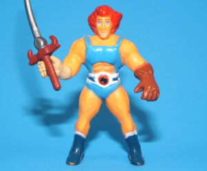 THUNDERCATS PVC MINI FIGURE LION-O 100% COMPLETE & ORIGINAL 1985 KIDWORKS LJN TOYS
