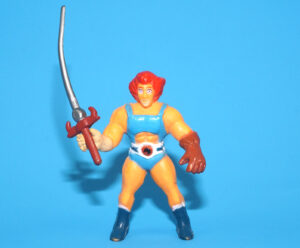 THUNDERCATS PVC MINI FIGURE LION-O 100% COMPLETE & ORIGINAL 1985 KIDWORKS LJN TOYS