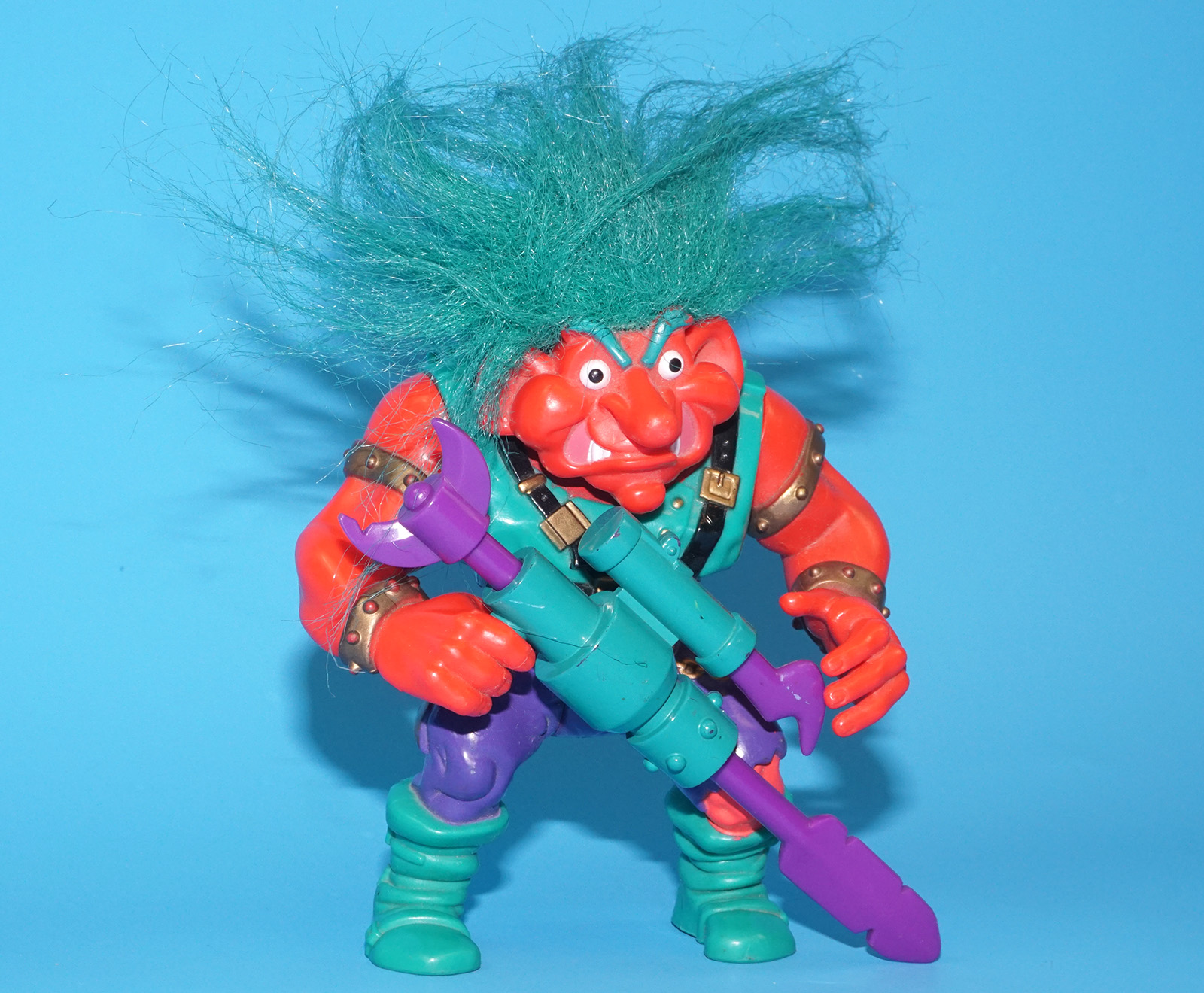 TROLL WARRIORS VEGAR THE CHAMPION 100% COMPLETE 1992 TYCO APPLAUSE - Image 2