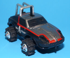 A-TEAM ROUGH RIDERS TRI-EX SPEED GUNNER 100% COMPLETE 1983 LJN WORKS!