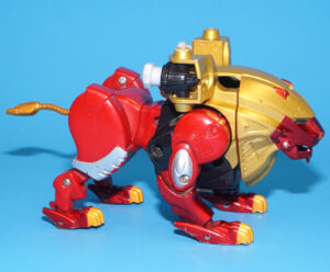 MMPR POWER RANGERS GAORANGER WILD FORCE MEGAZORD RED LION DX GAO KING 2001 BANDAI
