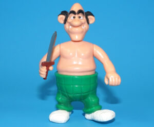 ASTERIX PLAY ACTION FIGURES 6227 PIRATE GREEN PANTS NEAR COMPLETE 1984 CEJI TOYCLOUD