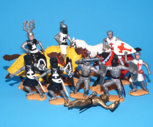 TIMPO TOYS SWOPPETS JOB LOT KNIGHTS FIGURES PARTS 1960s ENGLAND