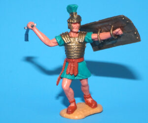 TIMPO TOYS SWOPPETS ROMAN SOLDIER TOY FIGURE 1960s ENGLAND