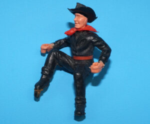 TIMPO TOYS SWOPPETS WESTERN SERIES COWBOY HORSE DRAWN VEHICLE DRIVER 1960s ENGLAND