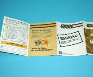 1984 GI JOE LEAFLET BROCHURE CATALOG "FOR TEAM MEMBERS ONLY" PROMO FORM HASBRO