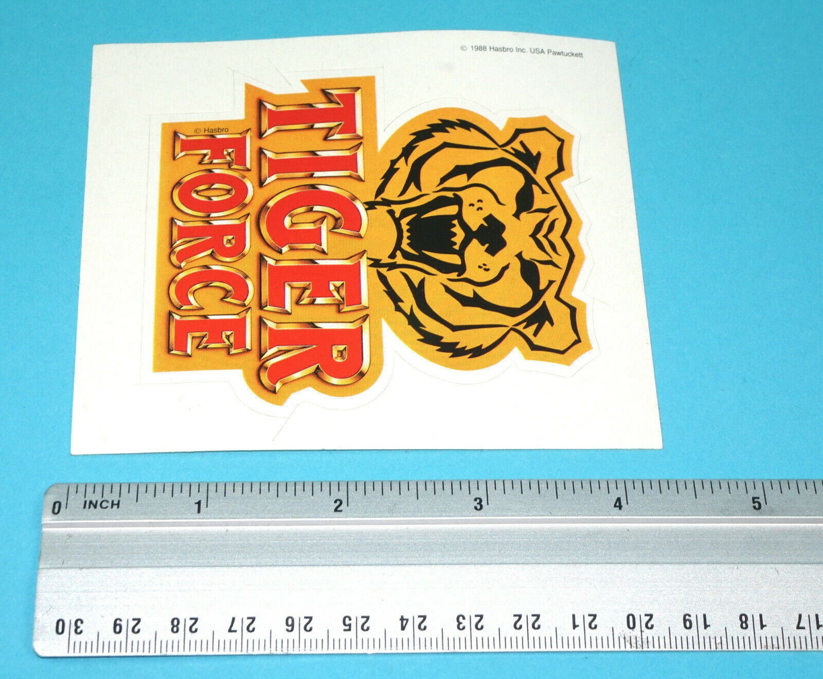 1988 GI JOE CLUB MAIL AWAY ORDER MAIL-IN STICKER TIGER FORCE BELGIUM EURO HASBRO - Image 3