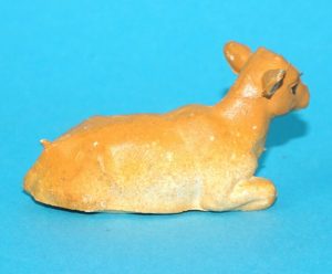 BRITAINS FARM #2159 JERSEY CALF LYING 1970s ENGLAND