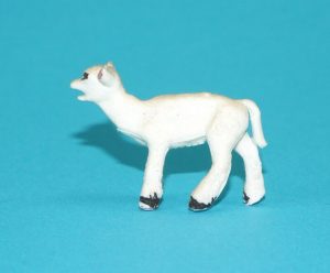 BRITAINS FARM #2216 ASSORTED LAMBS #2211 H2211 H1574 LAMB STANDING 1950s HERALD