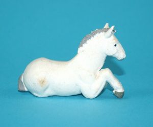 BRITAINS FARM #817 H2121 #2121 SUFFOLK FOAL LYING 1960s LEAD MOULD ENGLAND