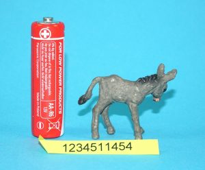 ELASTOLIN FARM SERIES DONKEY FOAL 1/32 SCALE 54MM 1960s GERMANY