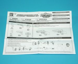 MMPR POWER RANGERS S.P.D. ACADAMY TRAINING SET SPARE INSTRUCTIONS 2004 BANDAI