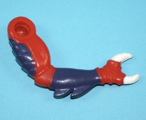 MOTU HE-MAN MASTERS OF THE UNIVERSE ORIGINAL SPARE PART MODULOK ARM (L) MALAYSIA 1985 MATTEL