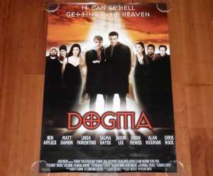 ORIGINAL MOVIE POSTER DOGMA 1999 UNFOLDED ONE SHEET KEVIN SMITH AFFLECK DAMON