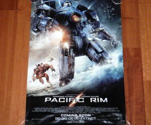 ORIGINAL MOVIE POSTER PACIFIC RIM 2013 UNFOLDED INTL ADVANCE ONE SHEET