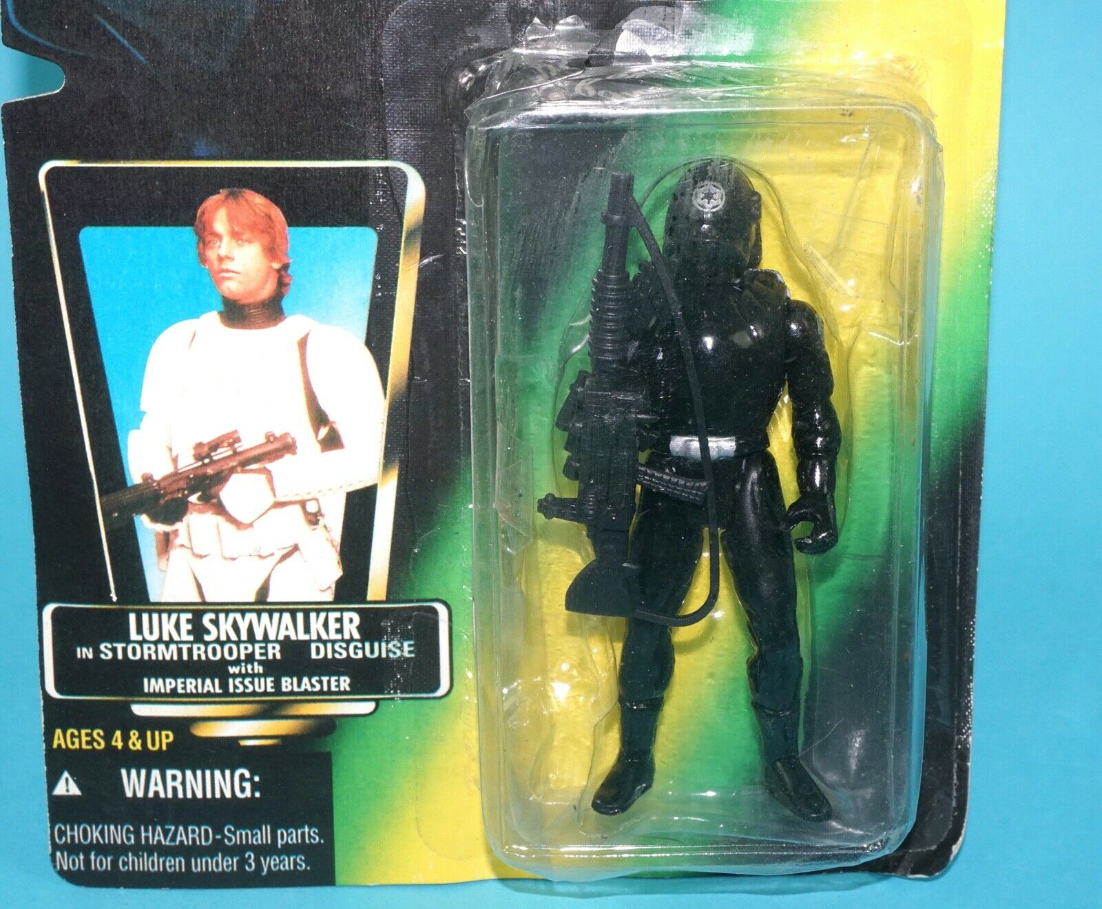 STAR WARS BOOTLEG POTF2 IMPERIAL GUNNER MOC MOSC LUKE STORMTROOPER CARD 1997 CHINA KO - Image 2