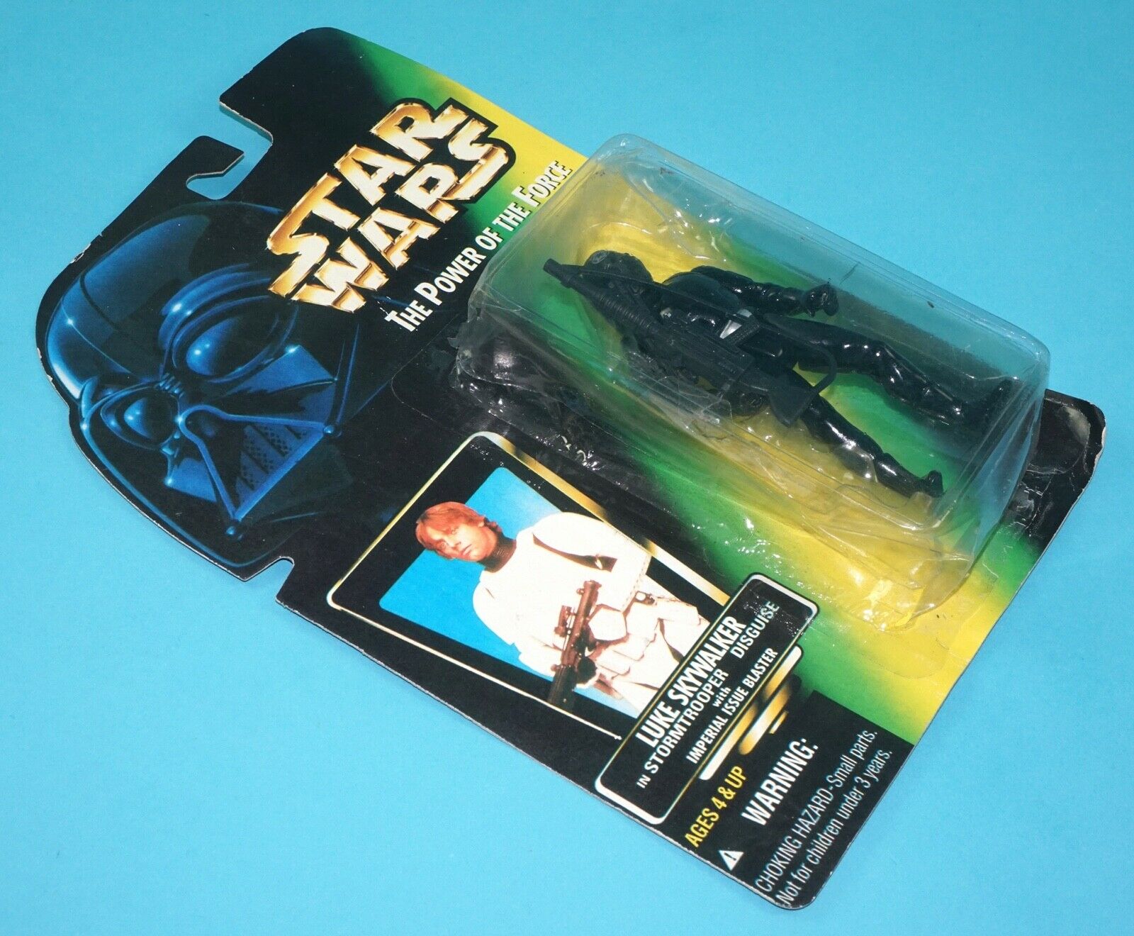 STAR WARS BOOTLEG POTF2 IMPERIAL GUNNER MOC MOSC LUKE STORMTROOPER CARD 1997 CHINA KO - Image 3