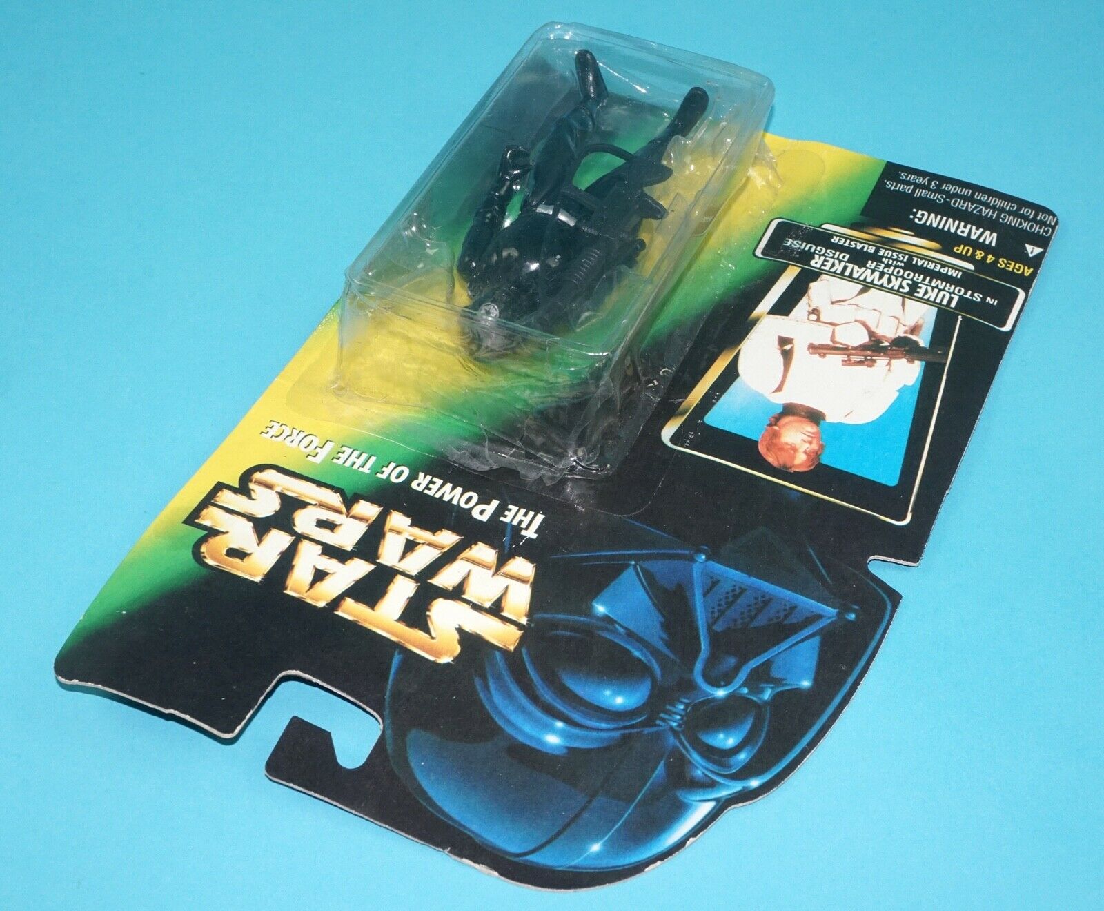 STAR WARS BOOTLEG POTF2 IMPERIAL GUNNER MOC MOSC LUKE STORMTROOPER CARD 1997 CHINA KO - Image 4