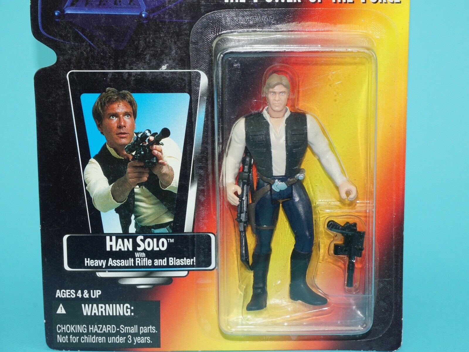 STAR WARS POTF2 HAN SOLO MOC MOSC US CARD 1995 KENNER - Image 2