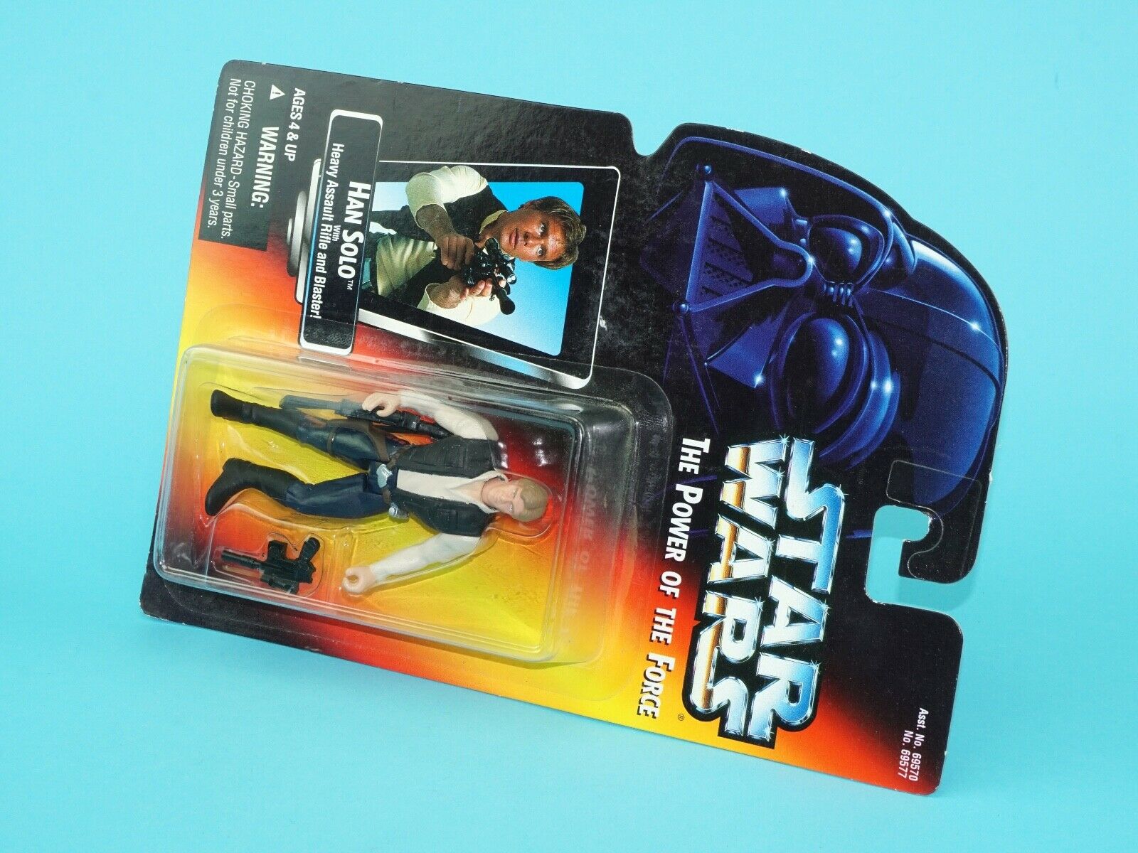 STAR WARS POTF2 HAN SOLO MOC MOSC US CARD 1995 KENNER - Image 3