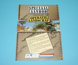 1988 GI JOE LEAFLET BROCHURE CATALOG OPERATIE LANDSCHAP OPERATION LANDSCAPE NL DUTCH HASBRO