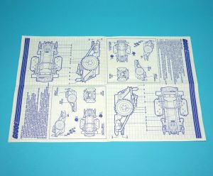 1989 GI JOE ARCTIC BLAST SPARE BLUEPRINT INSTRUCTIONS EN FR CANADA HASBRO