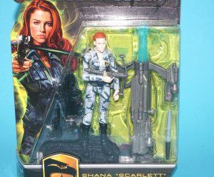 2009 GI JOE ROC SHANA SCARLETT O’HARA v12 COVERT OPERATIONS MOC MOSC EURO CARD