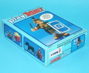 ASTERIX PLAY ACTION FIGURES 6221 ROMAN CENTURION FELIX PLATYPUS BOXED GERMAN BOX 1984 CEJI TOYCLOUD