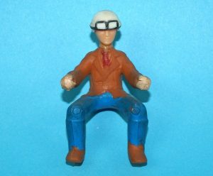 HARLEY DAVIDSON CIVILIAN MOTORCYCLE 1/32 SCALE SPARE DRIVER FIGURE 1970s GUISVAL