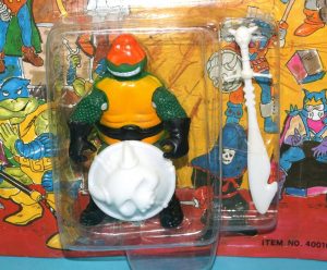 HEROES OF THE WORLD FIGHTER MICHELANGELO MOC MOSC 1990s TMNT AD&D BOOTLEG KO HTF