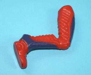 MOTU HE-MAN MASTERS OF THE UNIVERSE ORIGINAL SPARE PART MODULOK LEG (R) MALAYSIA 1985 MATTEL