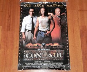ORIGINAL MOVIE POSTER CON AIR UNFOLDED INTL DOUBLE-SIDED ONE-SHEET