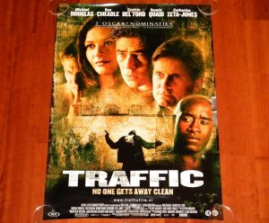 ORIGINAL MOVIE POSTER TRAFFIC 2000 UNFOLDED DS ONE SHEET