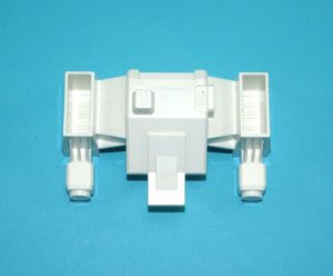 TRANSFORMERS G1 ORIGINAL SPARE PART BASE METROPLEX SIX-GUN CHEST WHITE 1985