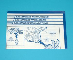 1989 GI JOE MUDFIGHTER SPARE BLUEPRINT INSTRUCTIONS EURO NL FR DE BENELUX HASBRO