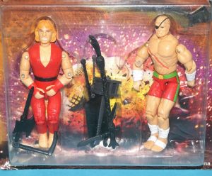 1994 GI JOE STREET FIGHTER BRIGADA RESCATE KEN MASTERS & SAGAT MOC MOSC