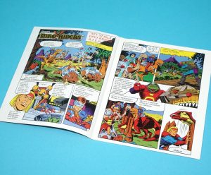 DINO RIDERS MINI COMIC SERIES 2 MINIATURE TOY CATALOG SWEDISH 1989 TYCO HTF