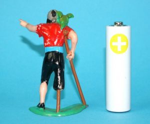 DISNEY PIRATES OF THE CARRIBEAN LONG JOHN SILVER 1/32 SCALE 1960s MARX