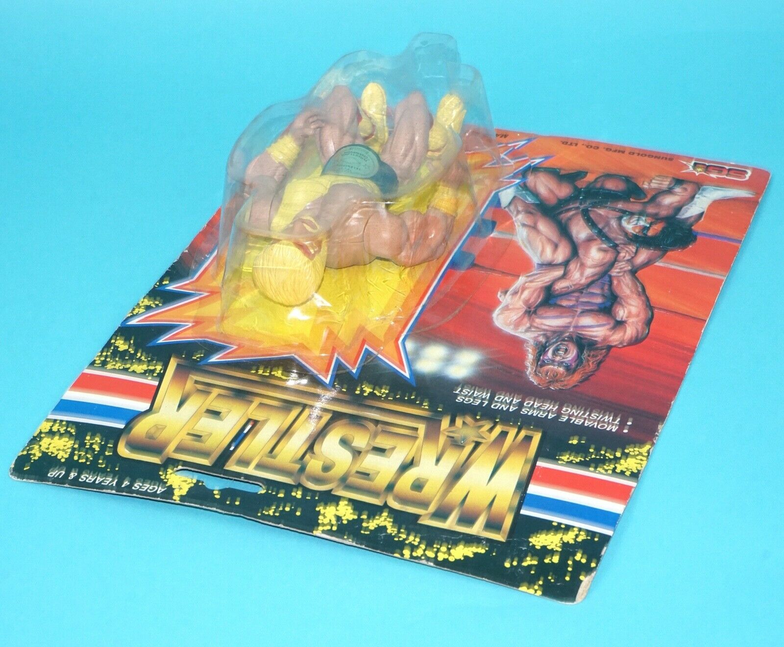 MOTU KO WRESTLER MOC MOSC 1980s SUNGOLD GALAXY FIGHTERS WWF HTF - Image 4