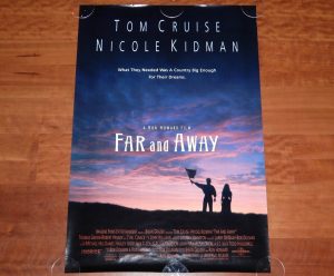 ORIGINAL MOVIE POSTER FAR AND AWAY 1992 UNFOLDED INTL ONE SHEET CRUISE KIDMAN