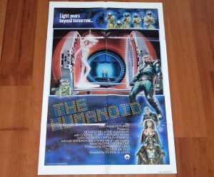 ORIGINAL MOVIE POSTER THE HUMANOID 1979 FOLDED ONE SHEET STAR WARS RICHARD KIEL