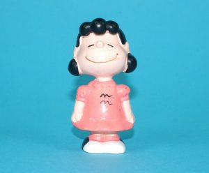 PEANUTS SNOOPY LUCY PVC FIGURE 1972 SCHLEICH HTF