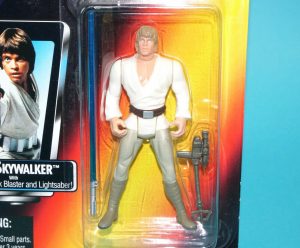 STAR WARS POTF2 LUKE SKYWALKER LONG SABER MOC MOSC US CARD 1995 KENNER