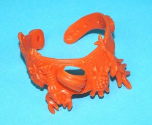 TMNT TEENAGE MUTANT NINJA TURTLES ORIGINAL SPARE PART LEATHERHEAD BELT 1980s