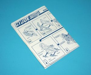 1987 GI JOE DREADNOK AIR SKIFF SPARE BLUEPRINT INSTRUCTIONS NL FR BENELUX HASBRO
