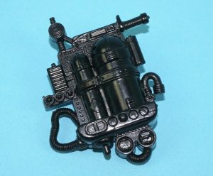 1989 GI JOE DEEP SIX v2 ORIGINAL SPARE PART BACKPACK HASBRO
