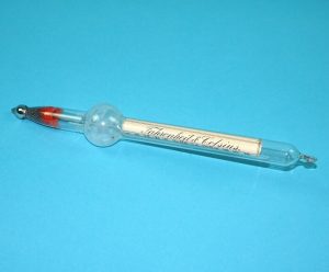 ANTIQUE MEDICAL SCIENCE THERMOMETER FAHRENHEIT CELCIUS 1900s L. BAAS HOORN