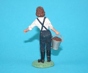 BRITAINS FARM #2052 H1557 H2052 LAND GIRL POLYTHENE 1960s HERALD ENGLAND HTF