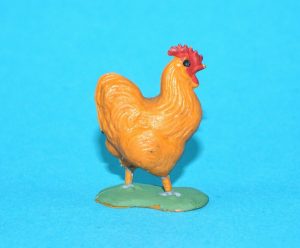 BRITAINS FARM #816 H2279 COCKS & HENS ASSORTED COCKEREL 1950s ENGLAND